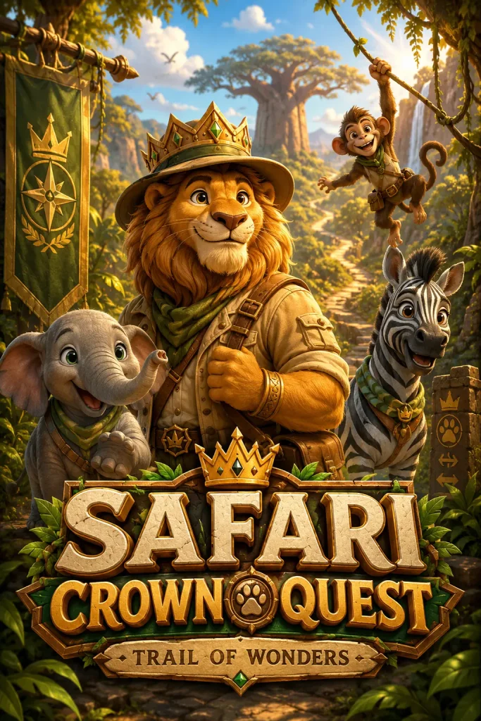 Safari Crown Quest game logo