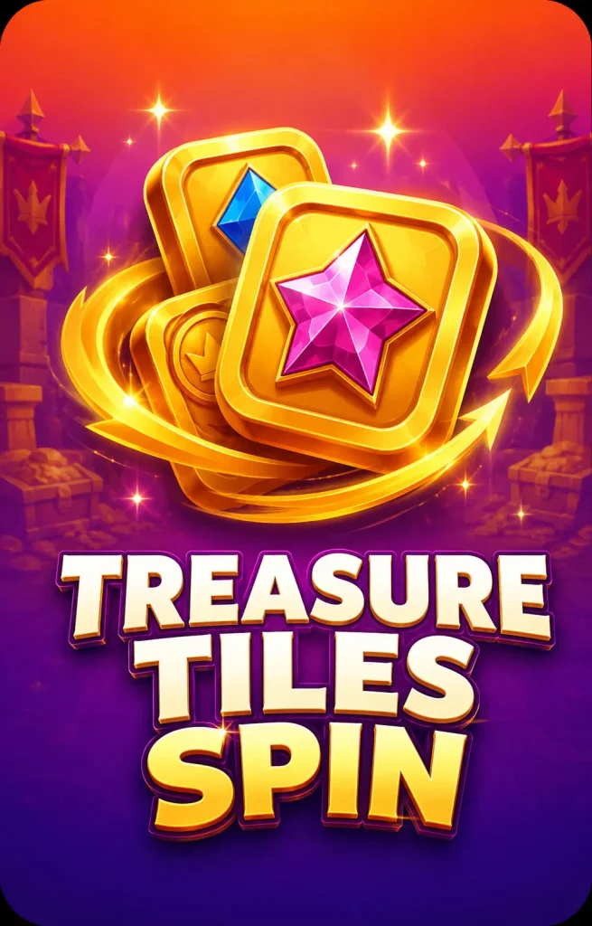 Treasure Tiles Spin game logo