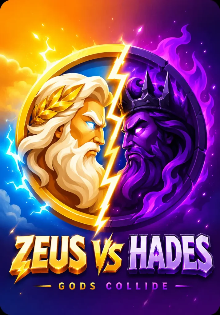 Zeus vs Hades game logo